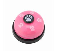 HERCHR Campanas de Entrenamiento para Mascotas, Paquete de 2 timbres para Perros, Linda Campana para Mascotas de Dibujos Animados, 1,57 × 2,75 Pulgadas para Perros, Gatos, Cachorros, (Rosa)
