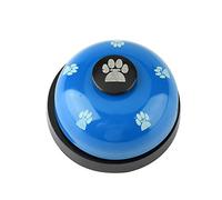 HERCHR Campanas de Entrenamiento para Mascotas, Paquete de 2 timbres para Perros, Linda Campana para Mascotas de Dibujos Animados, 1,57 × 2,75 Pulgadas para Perros, Gatos, Cachorros, (Azul)
