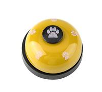 HERCHR Campanas de Entrenamiento para Mascotas, Paquete de 2 timbres para Perros, Linda Campana para Mascotas de Dibujos Animados, 1,57 × 2,75 Pulgadas para Perros, Gatos, Cachorros, (Amarilla)