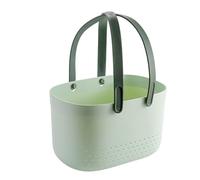 HERCHR Cesta De Ducha Portátil, Cesta Baño Organizador, Cesta Ducha Plástico Con Asa, Cesta Ducha Para Baño, Dormitorio Universitario, Despensa, Cocina