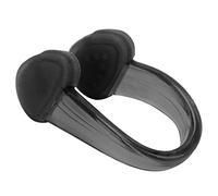 HERCHR Clip de Nariz de Silicona, Protector de Enchufe de natación de natación Impermeable con Accesorios de Almohadilla Suave para Principiantes entrenando a natación (Negro)