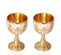 HERCHR Copa de 2 piezas, Copa de vino de copa de vino vintage copas de vino para colección de decoración de viaje juego de copas de vino
