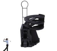 HERCHR Dispensador de Pelotas de Golf Elimina la flexión Máquina automática de tee de Pelotas para Entrenamiento de Swing Alimentador de Lanzador portátil para el hogar Interior, Patio