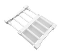 HERCHR Estante De Tensión Extensible, Organizador De Estante Ajustable, Organizador De Armario, Estante De Almacenamiento Divisor De Armario Sin Clavos para Armario(23-30cm)