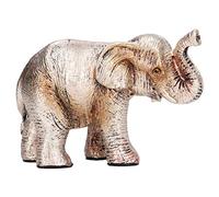 HERCHR Estatuas De Elefante De Buena Suerte, Figuras De Elefante De Resina Con Trompa Hacia Arriba O Hacia Abajo, Escultura De Decoración Del Hogar, Feng Shui, Para Decoración De Mesa De Estante (A)
