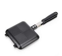 HERCHR Frigoría de doble lado, fabricante de sándwiches de aluminio antiadherente waffle pancake snack griddle pan para cocina del hogar Desayuno