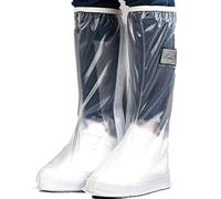 HERCHR Fundas para Zapatos De Lluvia, Fundas para Botas, Fundas para Zapatos para Lluvia, Funda Antideslizante para Zapatos con Cremallera Lateral, Botas Reutilizables para Lluvia Y Nieve(XL)