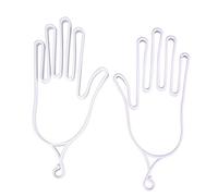 HERCHR Guesos de Golf Guantes, 1 par de Golfs portátiles Guesos Soportador de Soporte Accesorios de Herramientas de secador (Color Mixto)