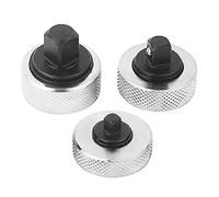 HERCHR Juego de mini trinquete de dedo de 3 piezas, rueda de pulgar reversible de 1/4 3/8 1/2 pulgadas, juego de llaves de trinquete de palma de 38 mm para espacios reducidos