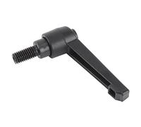 HERCHR Lever Adjustable Handles, Metric Male Thread with Nuts Washers, Level Clamping Handle Set Hand Stud Knobs Rotating Screw Handles Bolts (M8*16)