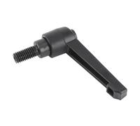 HERCHR Lever Adjustable Handles, Metric Male Thread with Nuts Washers, Level Clamping Handle Set Hand Stud Knobs Rotating Screw Handles Bolts (M8*20)