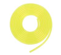 HERCHR Manguera de 3 Metros Tubo de Combustible Manguera de línea de Combustible Tubo de Gasolina Accesorios para Recortadora de césped, Plástico, Amarillo(3 x 6 mm)