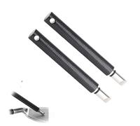 HERCHR Ordenador de Groove de Golf Club, 2pcs Golf Club Grove Cleaner Wedge U V Tipo de Regreso Cuadrado