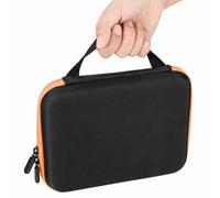 HERCHR Organizador de aceites Esenciales para Viajes, Estuche rígido de EVA con 63 Compartimentos, Bolsa de Transporte a Prueba de Golpes para frascos de 1-3 ml y esmaltes de uñas (Naranja)