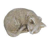 HERCHR Pet Memorial Stone, Garden Memorial Stone Resin Garden Marker para Perro o Gato, simpatía de Paso Pintada a Mano (Figura de Gato C)