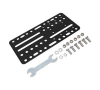 HERCHR Placa de soporte de montaje para silla de escritorio para palanca de cambios de carreras, SIM Racing Game Placa de soporte de montaje universal Adaptadores de orificios múltiples