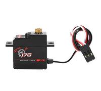 HERCHR Servo de Engranaje metálico 17g Servo Digital RC Alto par Resistente al Agua y con Engranaje metálico para Coches RC Alta Velocidad a Escala 1/18 Aviones de ala Fija Barcos Robot