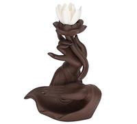 HERCHR Soporte de Cono de Varilla de Incienso de reflujo, Quemador de Cascada de Incienso, bergamota, corazón de Loto, artesanía, decoración