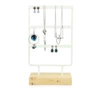 HERCHR Soporte Organizador para Joyas, Organizador para Pendientes con 36 Agujeros, Expositor para Pendientes, Estante para Pendientes para hogar y Tienda