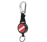 HERCHR Tether retráctil de Buceo, Alambre de Acero Inoxidable, Resorte de Alambre de Acero, Cuerda, Cordero Anti -perdido Anillo de Llave BCD para bucear, Nadar