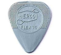Herco® HE211 Flex 75 - Púas planas de nailon, color plateado, pesadas, 100 unidades por bolsa