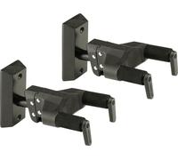 HERCULES AGS Plus - Soporte de pared para guitarra (2 unidades), color negro