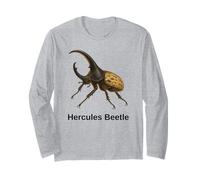Hercules Beetle Awesome Dynastes Hércules para Entomólogo Manga Larga
