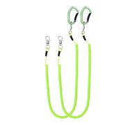 HERCULES Cordón de pesca resistente, correa de remo para kayak, correa de kayak para pesca (paquete de 2 unidades, color verde, 17.7 pulgadas)