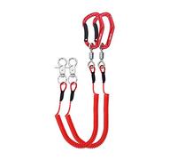 HERCULES Cordón de pesca resistente M4 (paquete de 2 rojos, 5.9 pulgadas)