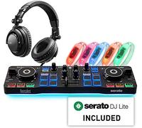 Hercules DJ Party Set - Controlador DJControl Starlight - Auriculares HDP DJ45 - Pulseras luminosas reactivas