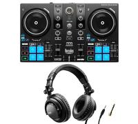 Hercules DJControl Inpulse 200 MK3 - Controladora DJ con Auriculares Hercules HDP DJ45 - Kit de Inicio para DJ - Incluye Serato DJ Lite y DJUCED - Sistema DJ USB de 2 Canales para Principiantes