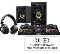 Controlador DJ Hercules DJLearning Kit DJControl Inpulse 200 kit todo en uno con altavoces y auriculares