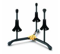 Hercules Ds-513b Soporte trompeta/fliscorno al suelo 2 conos en sff para trompeta/corneta, ajustables y desmontables. 1 cono en sff para fliscorno ajustable y desmontable