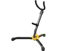Hercules DS530BB - Soporte para instrumento de viento tenor (para saxofón alto y viola), color negro
