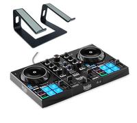 Hercules Inpulse 200 MK3 - Controlador de DJ con trípode para ordenador portátil, color negro