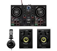 Hercules - Kit de aprendizaje para DJ (incluye controlador Inpulse 200 y altavoces de monitor)