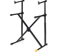 Hercules KS210B EZ-Lok - Soporte de doble nivel X, color negro