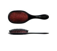 HERCULES SÄGEMANN - 2241 Pádel Brush | Cepillo de pelo natural cuidado | Ebonit cepillo con cerdas de jabalí y lápices de poliamida | Cepillo de cuidado para cabello largo