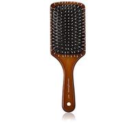 HERCULES SÄGEMANN - 9047 Paddle Brush | Cepillo de pelo natural | Cepillo de cerdas de jabalí con cerdas de poliamida | Cepillo de cuidado para pelo largo | Madera oscura
