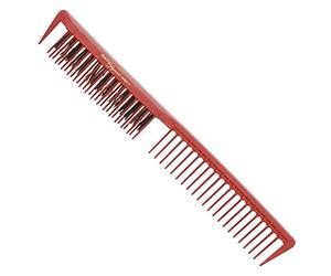 Hercules sägemann C10 Rojo Toupie peine con cerdas naturales 9 Carbon peine, 1er Pack (1 x 1 pieza)