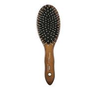 HERCULES SÄGEMANN - 9045 Paddle Brush | Cepillo de pelo natural | Cepillo de cerdas de jabalí con cerdas de poliamida | Cepillo de cuidado para pelo largo | Madera oscura
