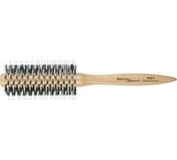 HERCULES SÄGEMANN - Cepillo redondo 9227 | Cepillo de pelo natural | Cepillo de cerdas de jabalí con cerdas de poliamida | Permite secar fácilmente y peinar peinados voluminosos | Madera clara