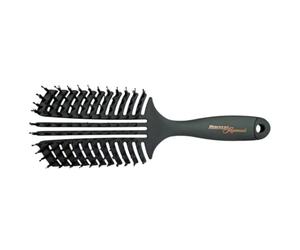 Hercules sägemann curvas Vent Brush ancha con cerdas Negro, 1er Pack (1 x 1 pieza)