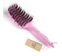 HERCULES SÄGEMANN - Flexy Shape Brush (Ancho) | Cepillo para desenredar extra suavemente. Cepillo de pelo con mango ergonómico, con cerdas veganas y pasadores de nailon para un cabello sano | Color: