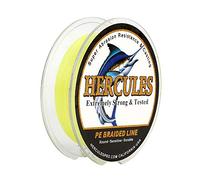 HERCULES Sedal Trenzado de 4 Hilos, 100-2000 m, 6-100 LB, Súper Suave, Polietileno, Multifilamento Hilo Trenzado de Pescar en el mar y en el Agua