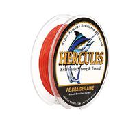 HERCULES Sedal Trenzado de 4 Hilos, 100-2000 m, 6-100 LB, Súper Suave, Polietileno, Multifilamento Hilo Trenzado de Pescar en el mar y en el Agua