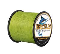 HERCULES Sedal Trenzado de 4 Hilos, 100-2000 m, 6-100 LB, Súper Suave, Polietileno, Multifilamento Hilo Trenzado de Pescar en el mar y en el Agua