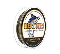 HERCULES Sedal Trenzado de 4 Hilos, 100-2000 m, 6-100 LB, Súper Suave, Polietileno, Multifilamento Hilo Trenzado de Pescar en el mar y en el Agua