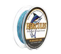 HERCULES Sedal Trenzado de 4 Hilos, 100-2000 m, 6-100 LB, Súper Suave, Polietileno, Multifilamento Hilo Trenzado de Pescar en el mar y en el Agua