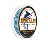 HERCULES Sedal Trenzado de 4 Hilos, 100-2000 m, 6-100 LB, Súper Suave, Polietileno, Multifilamento Hilo Trenzado de Pescar en el mar y en el Agua